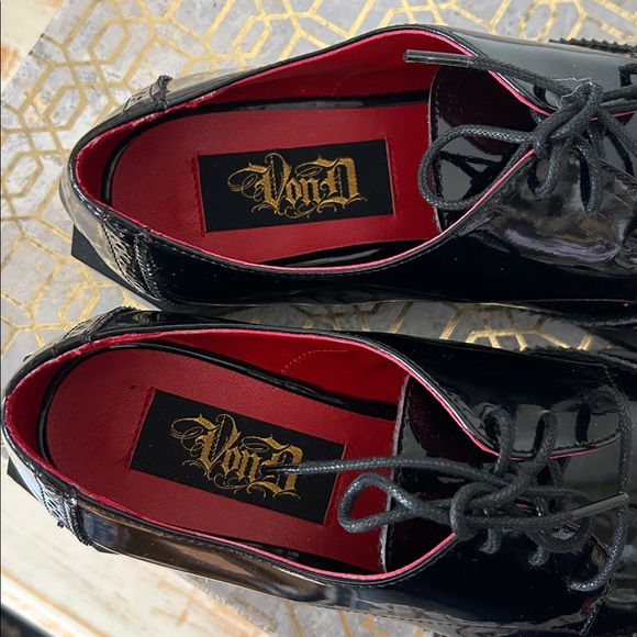 Kat Von D Patent Leather Nina Oxford Loafer Women's size 7.5 - Picture 5 of 8